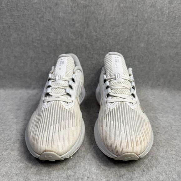 Nike Shoes Womens Size 7 Winflo 9 White Grey Athletic Running Sneaker DD8686-100 - Picture 2 of 9